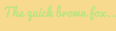 Image with Font Color BCE481 and Background Color F7DA8D